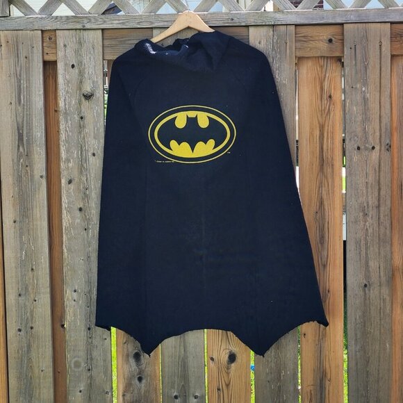 FUN ATICS VINTAGE BATMAN CAPE HALLOWEEN COSTUME Size Medium 10-12 1984 - Picture 2 of 9